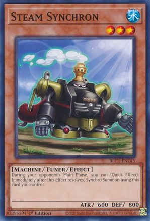 Steam Synchron (BLC1-EN145) - Battles of Legend: Chapter 1 1st Edition - Premium Yugioh Single from Konami - Just $0.25! Shop now at Game Crave Tournament Store