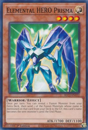 Elemental HERO Prisma (BLC1-EN152) - Battles of Legend: Chapter 1 1st Edition - Premium Yugioh Single from Konami - Just $0.53! Shop now at Game Crave Tournament Store