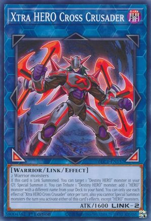 Xtra HERO Cross Crusader (BLC1-EN157) - Battles of Legend: Chapter 1 1st Edition - Premium Yugioh Single from Konami - Just $0.60! Shop now at Game Crave Tournament Store