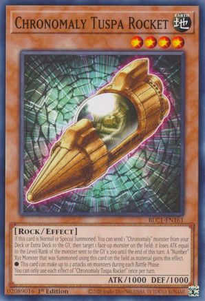 Chronomaly Tuspa Rocket (BLC1-EN161) - Battles of Legend: Chapter 1 1st Edition - Premium Yugioh Single from Konami - Just $0.25! Shop now at Game Crave Tournament Store