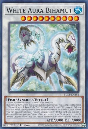 White Aura Bihamut (BLC1-EN162) - Battles of Legend: Chapter 1 1st Edition - Premium Yugioh Single from Konami - Just $0.25! Shop now at Game Crave Tournament Store