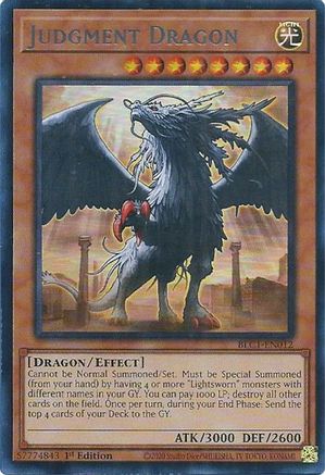 Judgment Dragon (Silver) (BLC1-EN012) - Battles of Legend: Chapter 1 1st Edition - Premium Yugioh Single from Konami - Just $0.51! Shop now at Game Crave Tournament Store