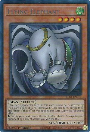 Flying Elephant (Silver) (BLC1-EN017) - Battles of Legend: Chapter 1 1st Edition - Premium Yugioh Single from Konami - Just $0.26! Shop now at Game Crave Tournament Store