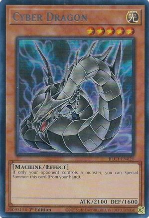 Cyber Dragon (Alternate Art) (Silver) (BLC1-EN021) - Battles of Legend: Chapter 1 1st Edition - Premium Yugioh Single from Konami - Just $0.54! Shop now at Game Crave Tournament Store