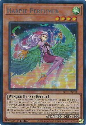 Harpie Perfumer (Silver) (BLC1-EN041) - Battles of Legend: Chapter 1 1st Edition - Premium Yugioh Single from Konami - Just $0.68! Shop now at Game Crave Tournament Store
