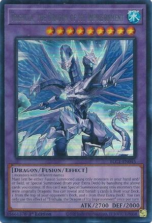Trishula, the Dragon of Icy Imprisonment (Silver) (BLC1-EN045) - Battles of Legend: Chapter 1 1st Edition - Premium Yugioh Single from Konami - Just $1.46! Shop now at Game Crave Tournament Store