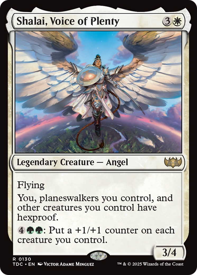 Shalai, Voice of Plenty (TDC-130) - Tarkir: Dragonstorm Commander - Premium MTG Single from Wizards of the Coast - Just $0.19! Shop now at Game Crave Tournament Store
