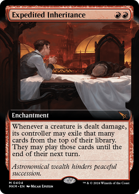 Expedited Inheritance (MKM-404) - Murders at Karlov Manor: (Extended Art) - Premium MTG Single from Wizards of the Coast - Just $0.30! Shop now at Game Crave Tournament Store