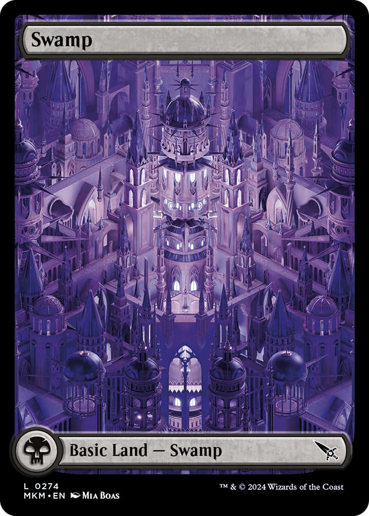 Swamp (MKM-274) - Murders at Karlov Manor Foil - Premium MTG Single from Wizards of the Coast - Just $0.36! Shop now at Game Crave Tournament Store