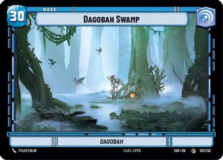 Dagobah Swamp (021/252) - Spark of Rebellion - Premium Star Wars: Unlimited Single from Spark of Rebellion - Just $0.08! Shop now at Game Crave Tournament Store