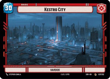 Kestro City (27) - Spark of Rebellion - Premium Star Wars: Unlimited Single from Spark of Rebellion - Just $0.08! Shop now at Game Crave Tournament Store