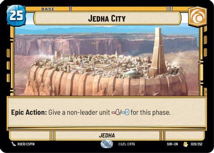 Jedha City (SPARK OF REBELLION) - Premium Star Wars: Unlimited Single from Spark of Rebellion - Just $0.09! Shop now at Game Crave Tournament Store