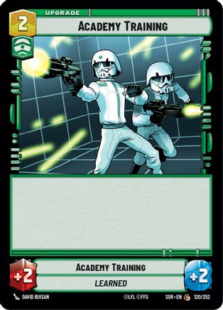 Academy Training (120/252) - Spark of Rebellion Foil - Premium Star Wars: Unlimited Single from Spark of Rebellion - Just $0.08! Shop now at Game Crave Tournament Store