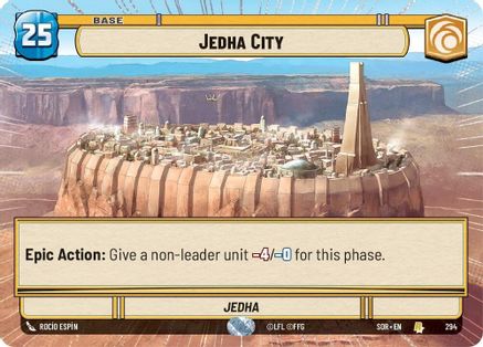Jedha City (Hyperspace) (SPARK OF REBELLION) - Premium Star Wars: Unlimited Single from Spark of Rebellion - Just $0.66! Shop now at Game Crave Tournament Store
