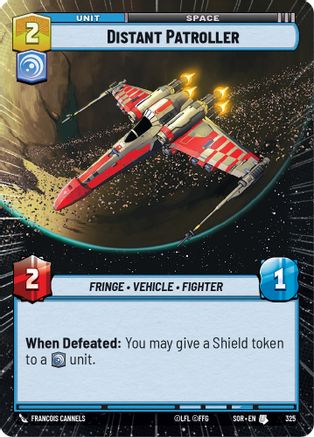 Distant Patroller (Hyperspace) (SPARK OF REBELLION) - Premium Star Wars: Unlimited Single from Spark of Rebellion - Just $0.10! Shop now at Game Crave Tournament Store
