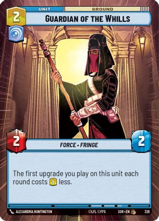 Guardian of the Whills (Hyperspace) (SPARK OF REBELLION) Foil - Premium Star Wars: Unlimited Single from Spark of Rebellion - Just $0.11! Shop now at Game Crave Tournament Store