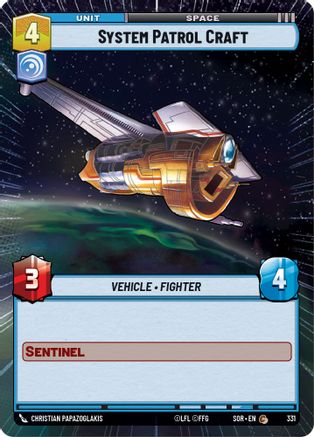 System Patrol Craft (Hyperspace) (SPARK OF REBELLION) - Premium Star Wars: Unlimited Single from Spark of Rebellion - Just $0.08! Shop now at Game Crave Tournament Store