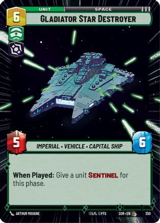 Gladiator Star Destroyer (Hyperspace) (SPARK OF REBELLION) - Premium Star Wars: Unlimited Single from Spark of Rebellion - Just $0.08! Shop now at Game Crave Tournament Store