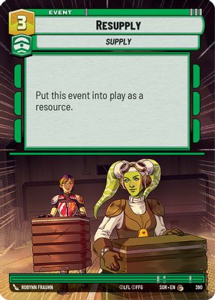 Resupply (Hyperspace) (SPARK OF REBELLION) - Premium Star Wars: Unlimited Single from Spark of Rebellion - Just $0.11! Shop now at Game Crave Tournament Store