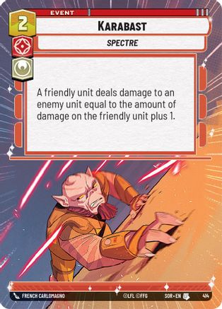 Karabast (Hyperspace) (SPARK OF REBELLION) - Premium Star Wars: Unlimited Single from Spark of Rebellion - Just $0.16! Shop now at Game Crave Tournament Store