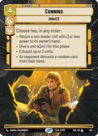 Cunning (Hyperspace) (SPARK OF REBELLION) Foil - Premium Star Wars: Unlimited Single from Spark of Rebellion - Just $7.27! Shop now at Game Crave Tournament Store