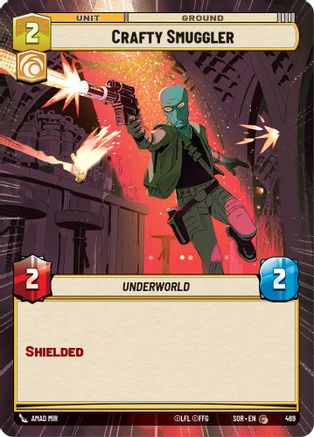 Crafty Smuggler (Hyperspace) (SPARK OF REBELLION) Foil - Premium Star Wars: Unlimited Single from Spark of Rebellion - Just $0.48! Shop now at Game Crave Tournament Store