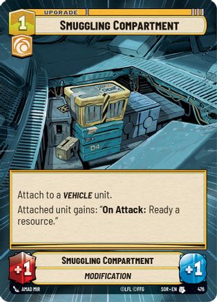 Smuggling Compartment (Hyperspace) (SPARK OF REBELLION) - Premium Star Wars: Unlimited Single from Spark of Rebellion - Just $0.11! Shop now at Game Crave Tournament Store