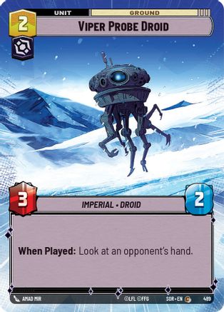 Viper Probe Droid (Hyperspace) (SPARK OF REBELLION) Foil - Premium Star Wars: Unlimited Single from Spark of Rebellion - Just $0.29! Shop now at Game Crave Tournament Store