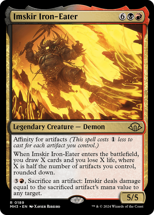Imskir Iron-Eater (MH3-189) - Modern Horizons 3 Foil - Premium MTG Single from Wizards of the Coast - Just $0.34! Shop now at Game Crave Tournament Store