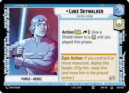 Luke Skywalker - Faithful Friend (PRERELEASE PROMOS) - Premium Star Wars: Unlimited Single from Prerelease Promos - Just $0.18! Shop now at Game Crave Tournament Store
