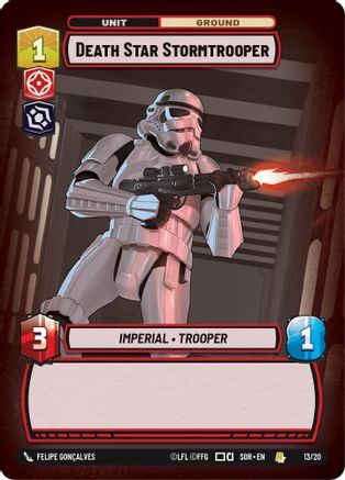Death Star Stormtrooper (SPARK OF REBELLION: WEEKLY PLAY PROMOS) - Premium Star Wars: Unlimited Single from Weekly Play Promos - Just $0.14! Shop now at Game Crave Tournament Store