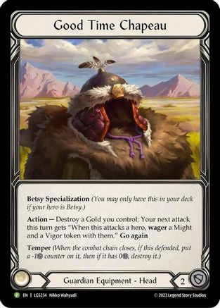 Good Time Chapeau - LGS234 (LGS234) - Flesh and Blood: Promo Cards Rainbow Foil