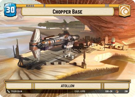 Chopper Base // Experience (Hyperspace) (296 // T03) - Spark of Rebellion - Premium Star Wars: Unlimited Single from Spark of Rebellion - Just $0.08! Shop now at Game Crave Tournament Store