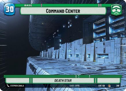 Command Center // Shield (Hyperspace) (289 // T04) - Spark of Rebellion - Premium Star Wars: Unlimited Single from Spark of Rebellion - Just $0.08! Shop now at Game Crave Tournament Store