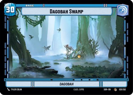 Dagobah Swamp // Shield (21 // T02) - Spark of Rebellion - Premium Star Wars: Unlimited Single from Spark of Rebellion - Just $0.08! Shop now at Game Crave Tournament Store