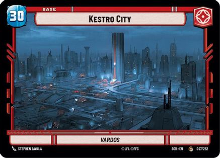 Kestro City // Shield (27 // T02) - Spark of Rebellion - Premium Star Wars: Unlimited Single from Spark of Rebellion - Just $0.08! Shop now at Game Crave Tournament Store