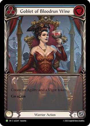 Goblet of Bloodrun Wine - LGS247 (LGS247) - Flesh and Blood: Promo Cards Rainbow Foil
