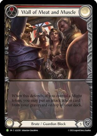 Wall of Meat and Muscle - LGS250 (LGS250) - Flesh and Blood: Promo Cards Rainbow Foil