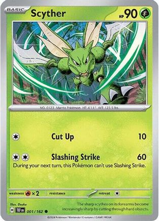 Scyther 1 - SV05 Temporal Forces - Premium Pokemon Single from Nintendo - Just $0.25! Shop now at Game Crave Tournament Store