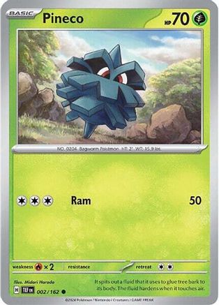 Pineco 2 - SV05 Temporal Forces - Premium Pokemon Single from Nintendo - Just $0.25! Shop now at Game Crave Tournament Store