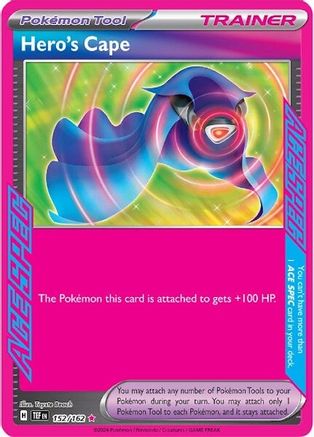 Hero's Cape 152 - SV05 Temporal Forces Holofoil - Premium Pokemon Single from Nintendo - Just $5.02! Shop now at Game Crave Tournament Store