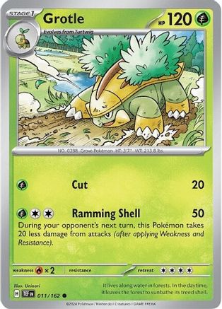 Grotle 11 - SV05 Temporal Forces - Premium Pokemon Single from Nintendo - Just $0.25! Shop now at Game Crave Tournament Store