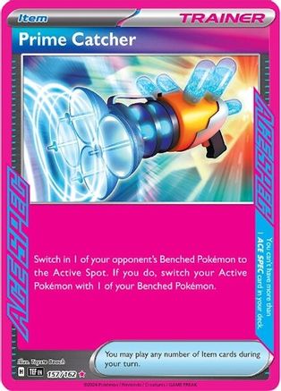 Prime Catcher 157 - SV05 Temporal Forces Holofoil - Premium Pokemon Single from Nintendo - Just $20.15! Shop now at Game Crave Tournament Store