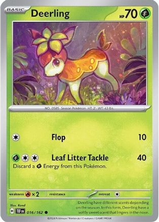 Deerling 16 - SV05 Temporal Forces - Premium Pokemon Single from Nintendo - Just $0.25! Shop now at Game Crave Tournament Store