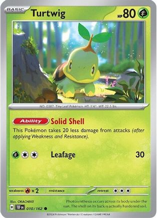 Turtwig 10 - SV05 Temporal Forces - Premium Pokemon Single from Nintendo - Just $0.25! Shop now at Game Crave Tournament Store