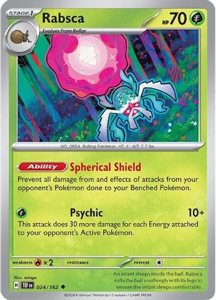 Rabsca 24 - SV05 Temporal Forces Reverse Holofoil - Premium Pokemon Single from Nintendo - Just $0.25! Shop now at Game Crave Tournament Store