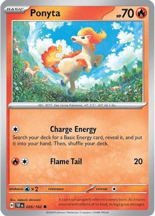 Ponyta 26 - SV05 Temporal Forces - Premium Pokemon Single from Nintendo - Just $0.25! Shop now at Game Crave Tournament Store