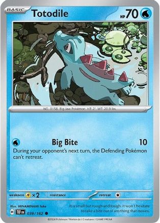 Totodile 39 - SV05 Temporal Forces - Premium Pokemon Single from Nintendo - Just $0.25! Shop now at Game Crave Tournament Store