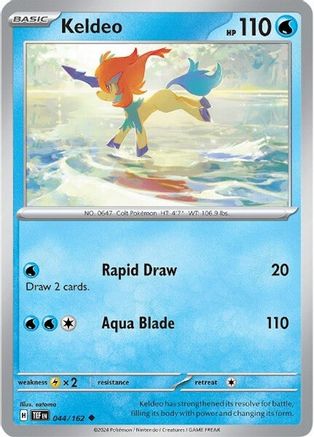 Keldeo 44 - SV05 Temporal Forces - Premium Pokemon Single from Nintendo - Just $0.25! Shop now at Game Crave Tournament Store