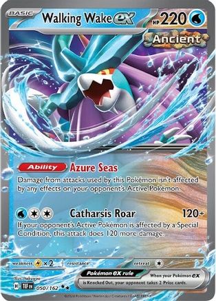 Walking Wake ex 50 - SV05 Temporal Forces Holofoil - Premium Pokemon Single from Nintendo - Just $0.50! Shop now at Game Crave Tournament Store